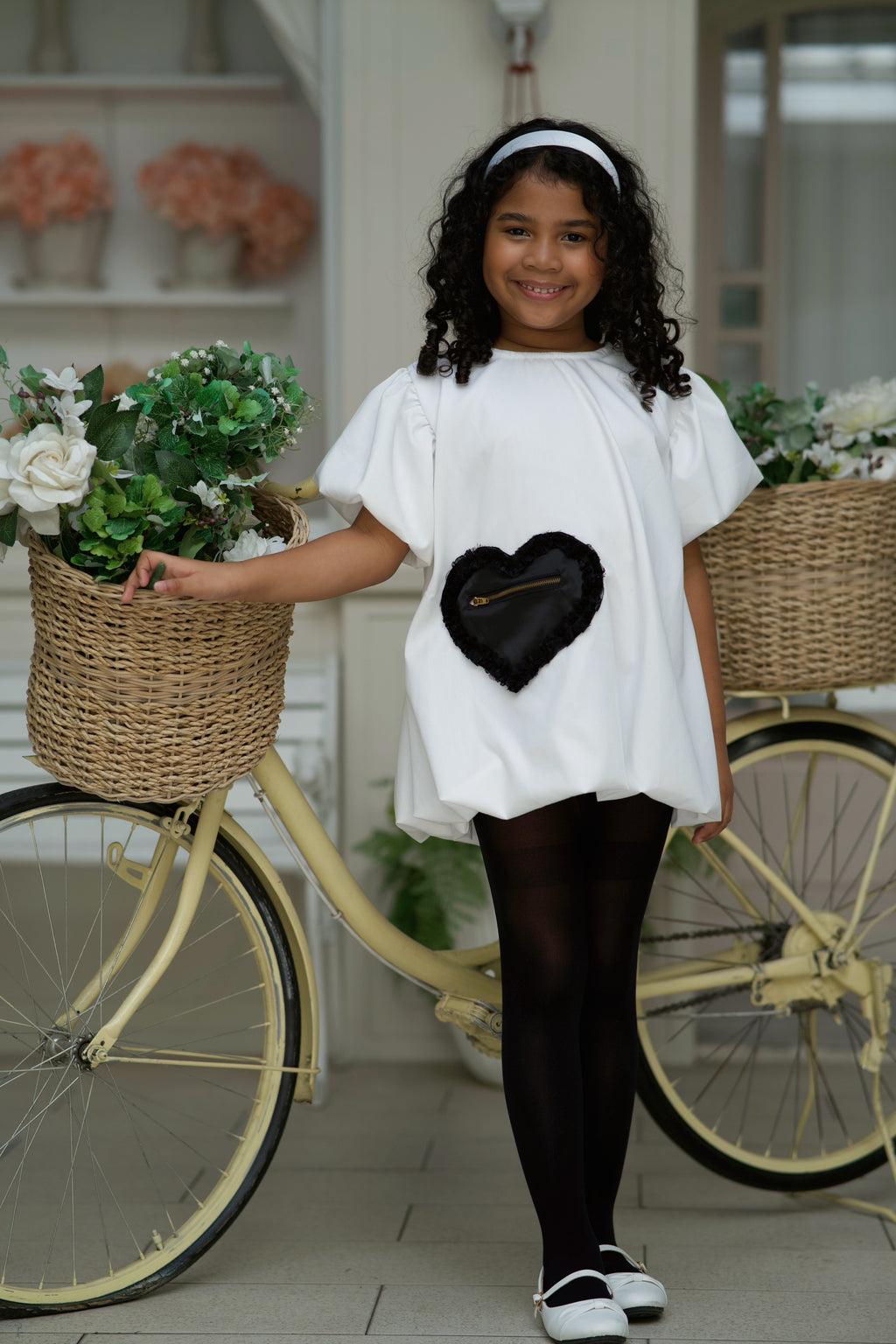 Ivory Sweetheart Pocket Dress