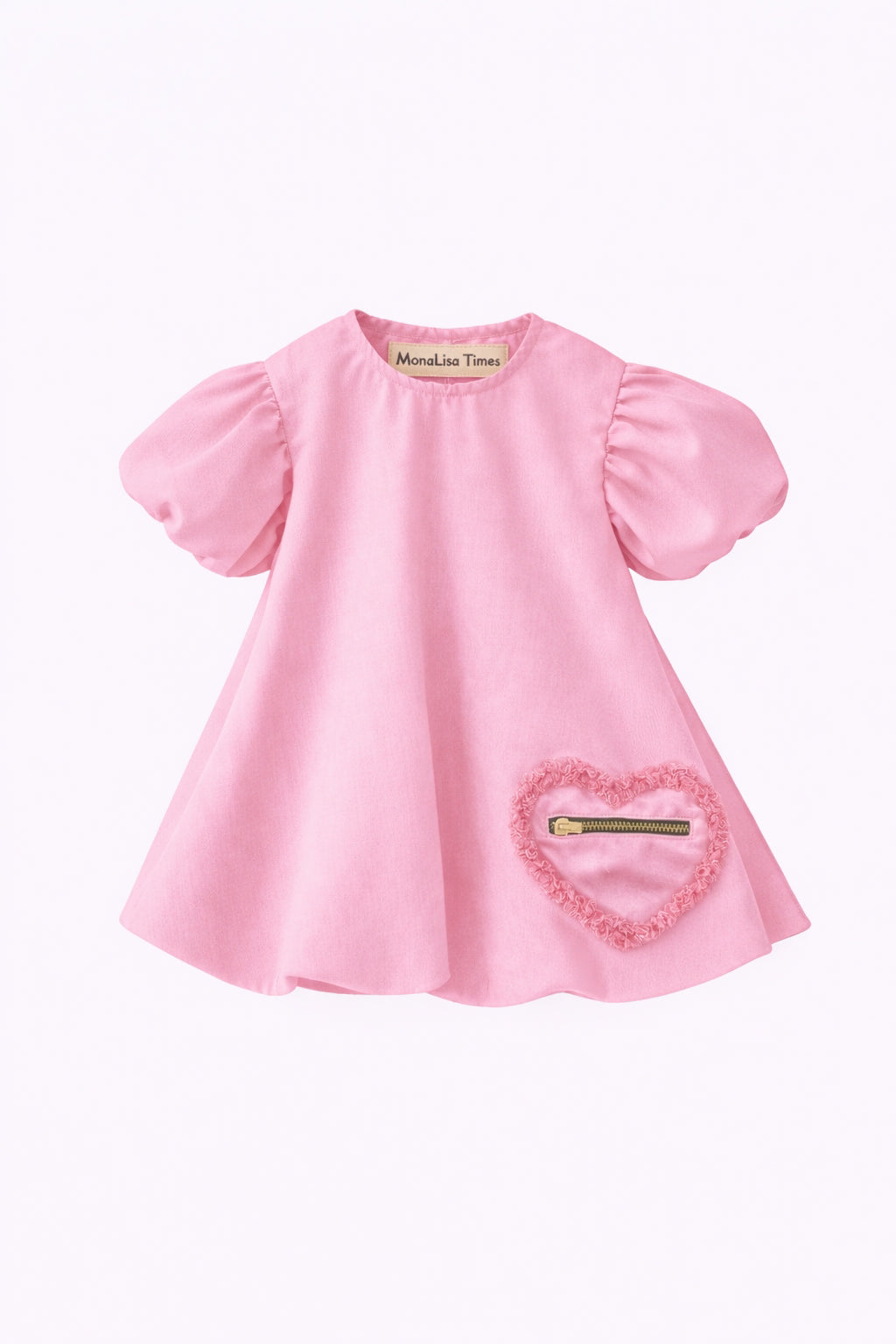 Blush Heart Pocket Dress