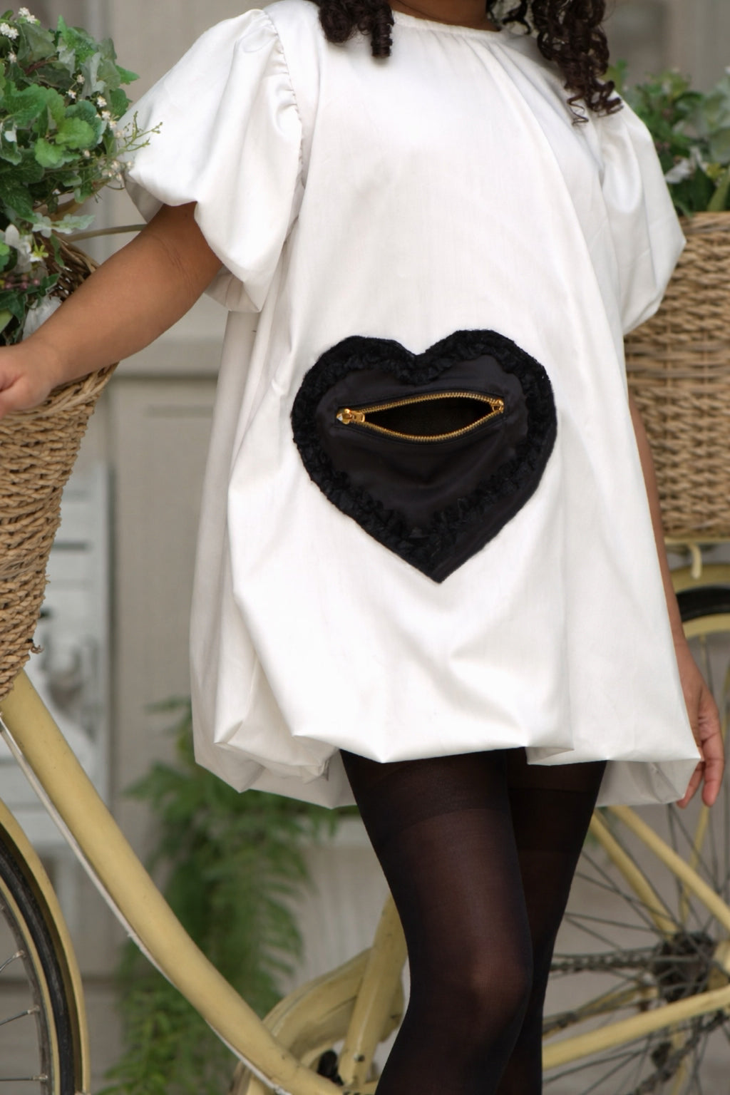 Ivory Sweetheart Pocket Dress